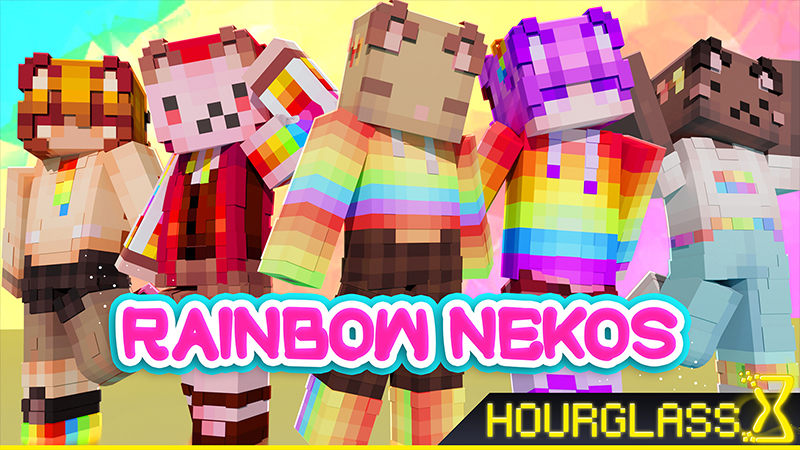 Rainbow Nekos Key Art