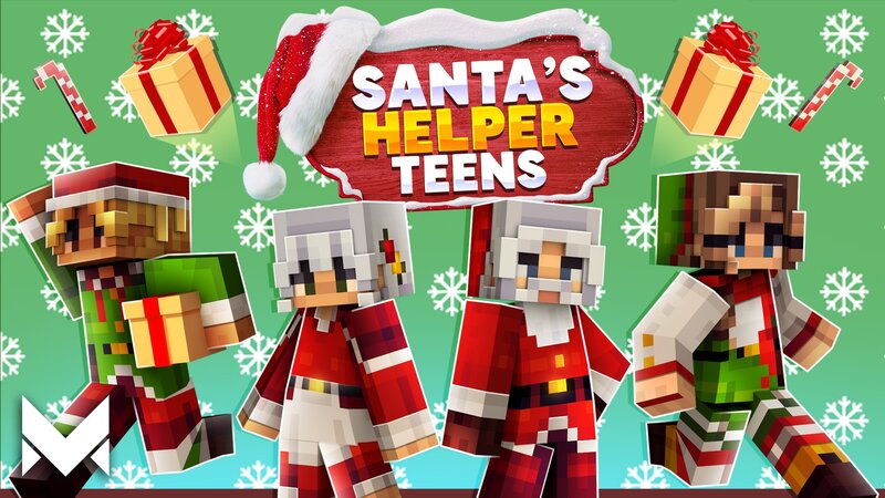 Santa's Helper Teens Key Art