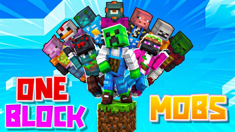 OneBlock Mobs Key Art