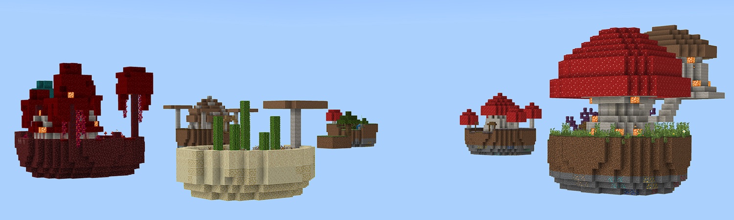 Mushroom Skyblock Panorama