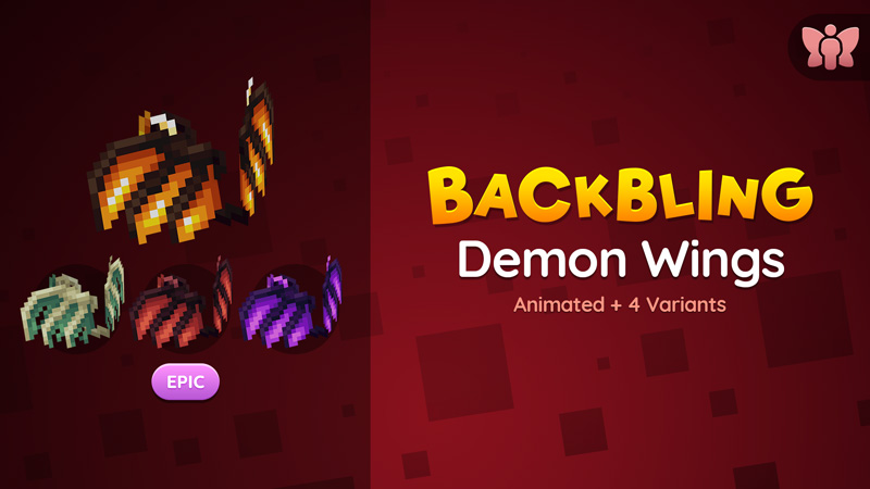 Demon Wings Back Bling