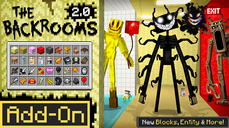 The Backrooms Add-On V2.0 Key Art