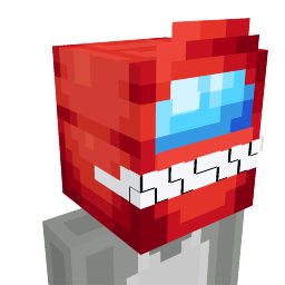Big Red Alien Head on the Minecraft Marketplace by The Lucky Petals