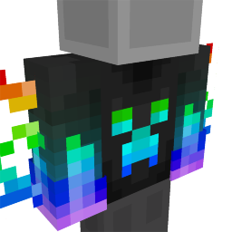 Rainbow Creeper Bold Fire on the Minecraft Marketplace by HorizonBlocks