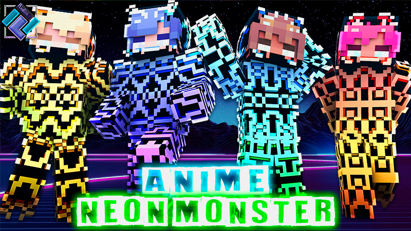 Anime Neon Monster Key Art