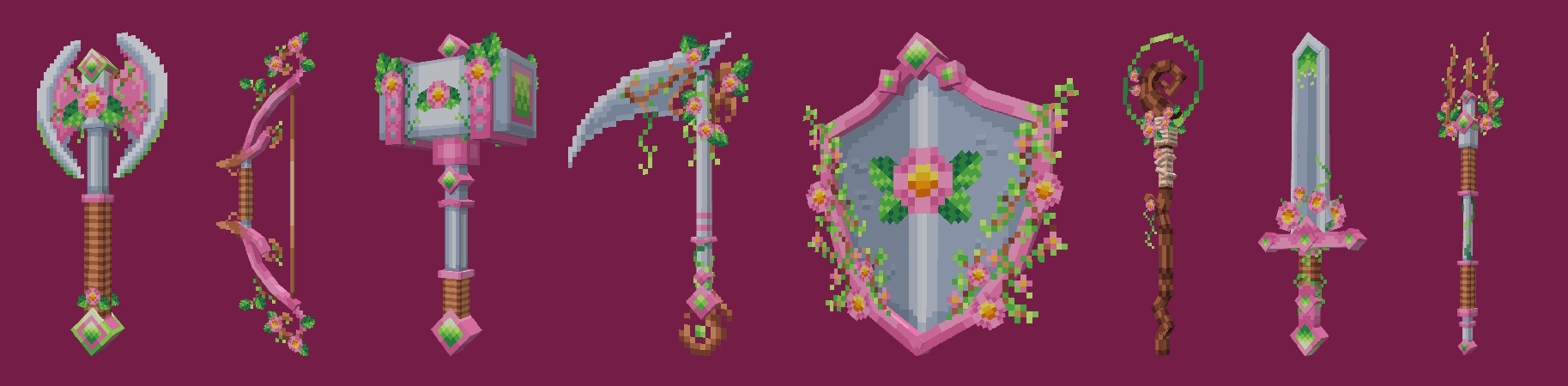 Pink Weapons Panorama