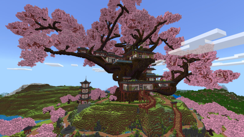 Cherry Bonsai Treehouse Cherry Bonsai Treehouse by CrackedCubes