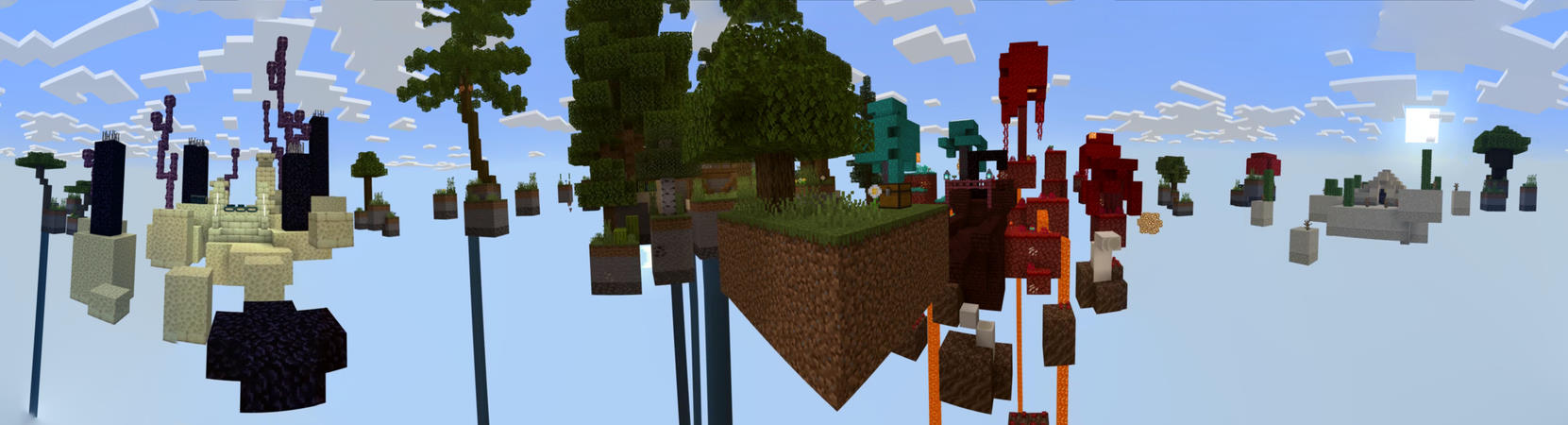 Captive Skyblock Panorama