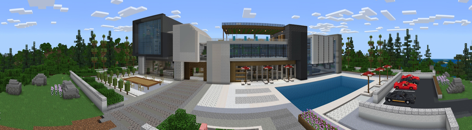 Modern Mansion Panorama