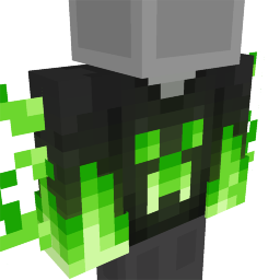 Green Creeper Bold Fire on the Minecraft Marketplace by HorizonBlocks