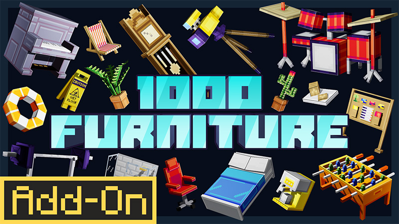 1000 Furniture on the Minecraft Marketplace by Mine-North