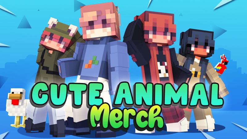 Cute Animal Merch Key Art