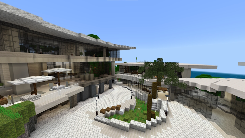 Millionaire Cliffside Mansion by Mob Pie