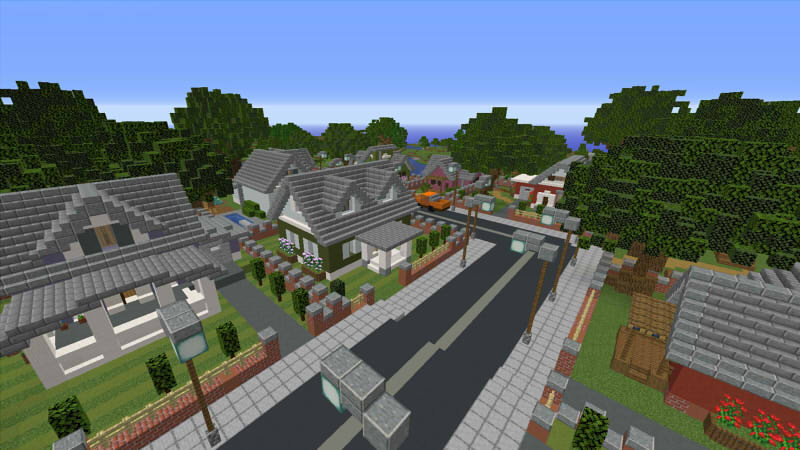 Modern Town and School Modern Town and School by Razzleberries