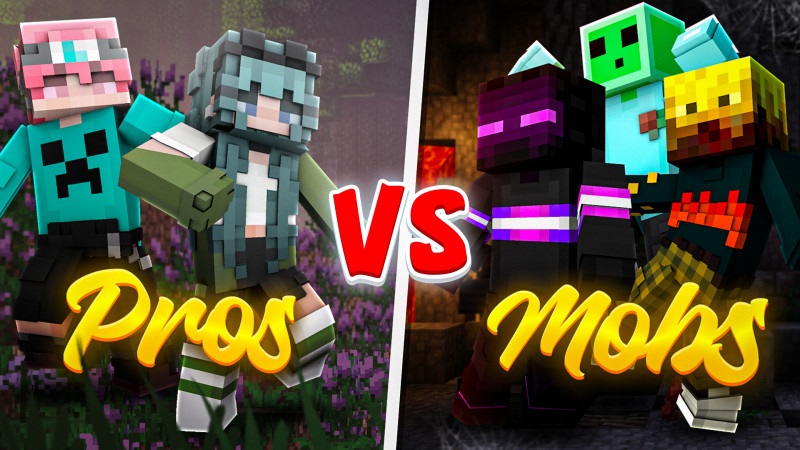 Pros VS Mobs on the Minecraft Marketplace by Team Visionary