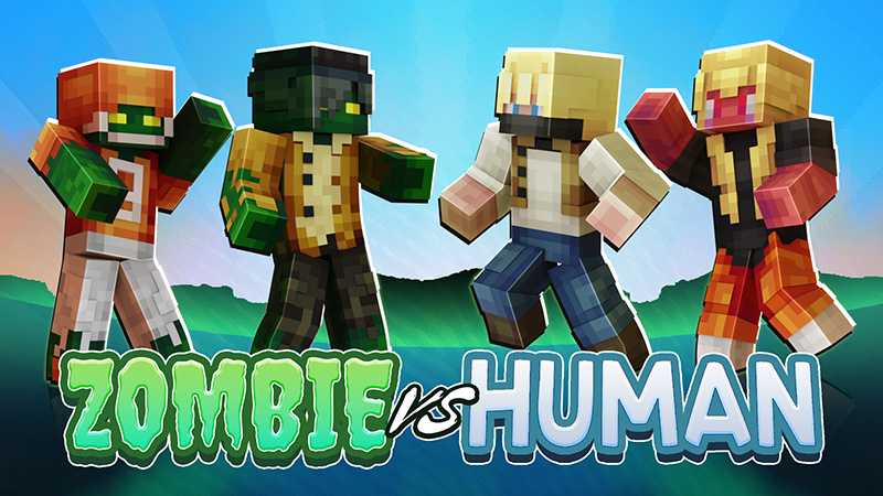 Zombie vs Human Key Art