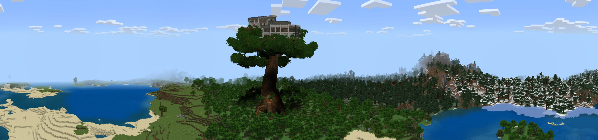 Tree House Mansion Panorama