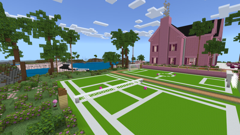 Cute Pink Modern Mansion Screenshot #9