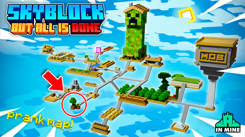 Skyblock But All Is Done Key Art