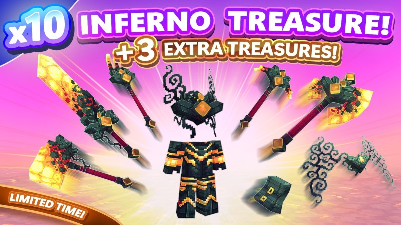 10x Inferno Treasure [+3 FREE]