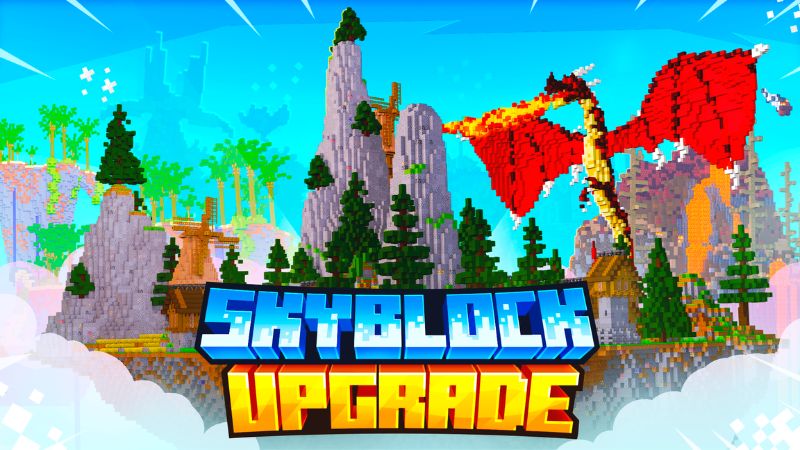 Skyblock Upgrade Key Art