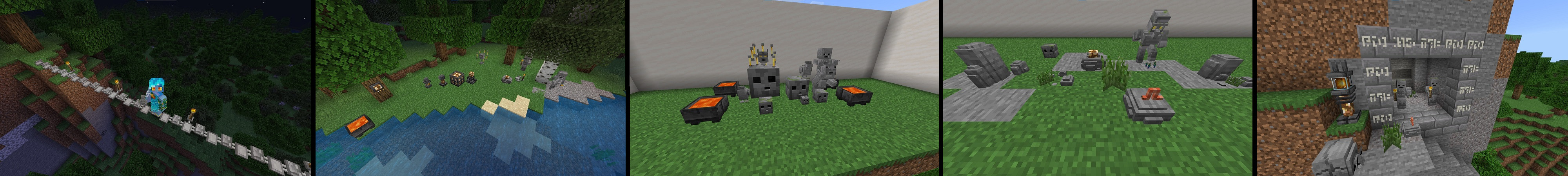 More Blocks Statues Add-On Panorama