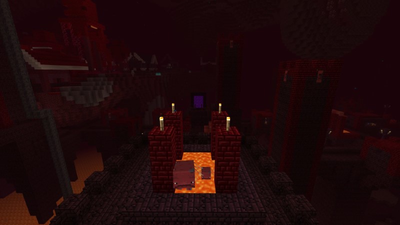 World's Largest Nether Village by Lifeboat