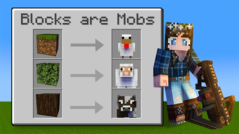 Blocks are Mobs Key Art