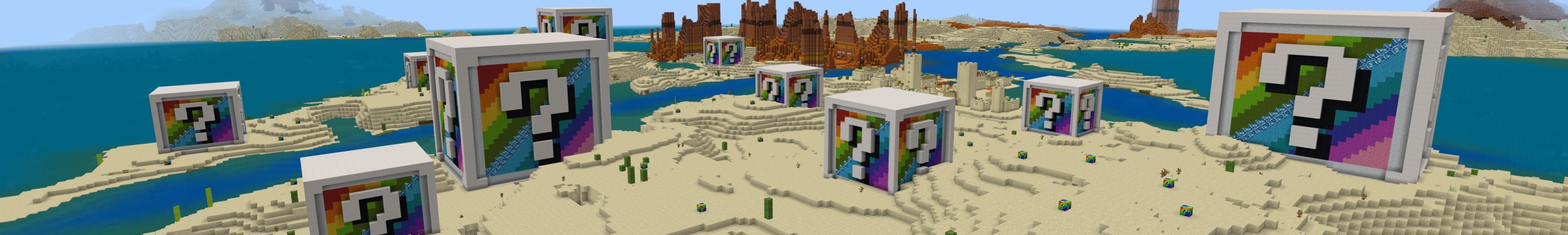 Classic Rainbow Blocks Panorama