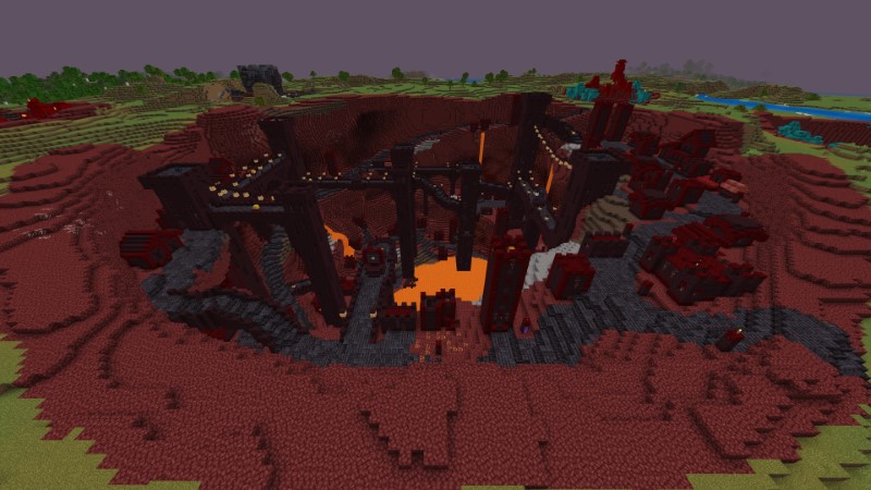 Nether in the Overworld by Lifeboat