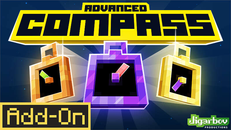 Advanced Compass Add-On on the Minecraft Marketplace by Jigarbov Productions