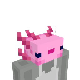 Rainbow Axolotl Head