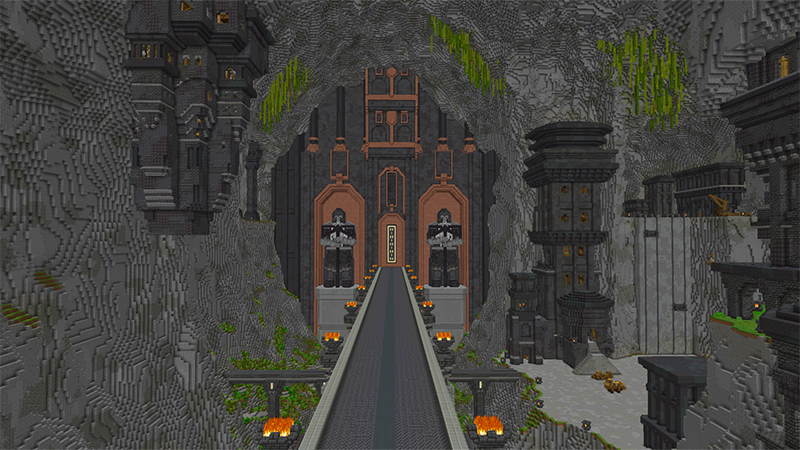 minecraft dwarven city entrance