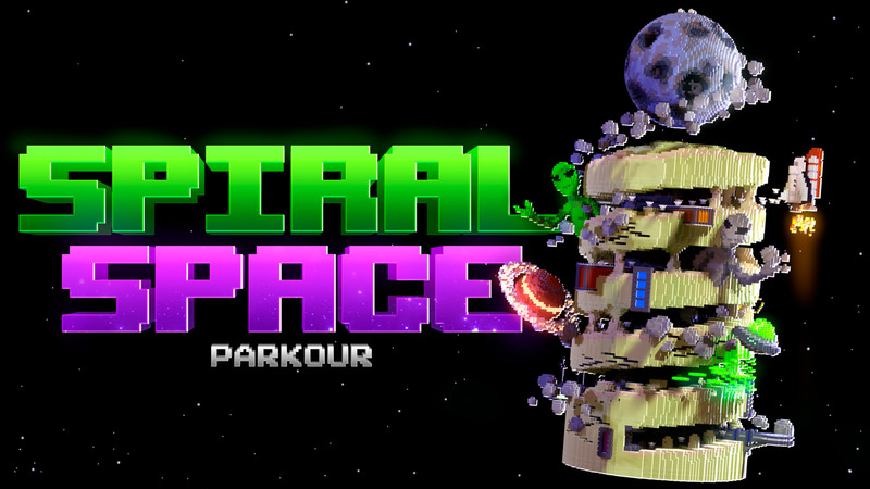 Spiral Space Parkour Key Art