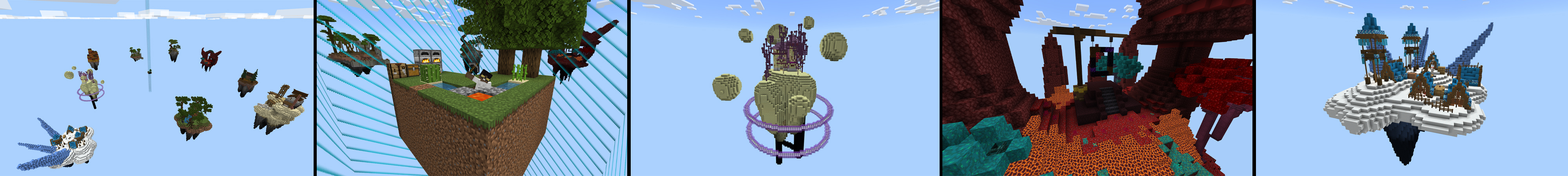 Captive Skyblock Panorama