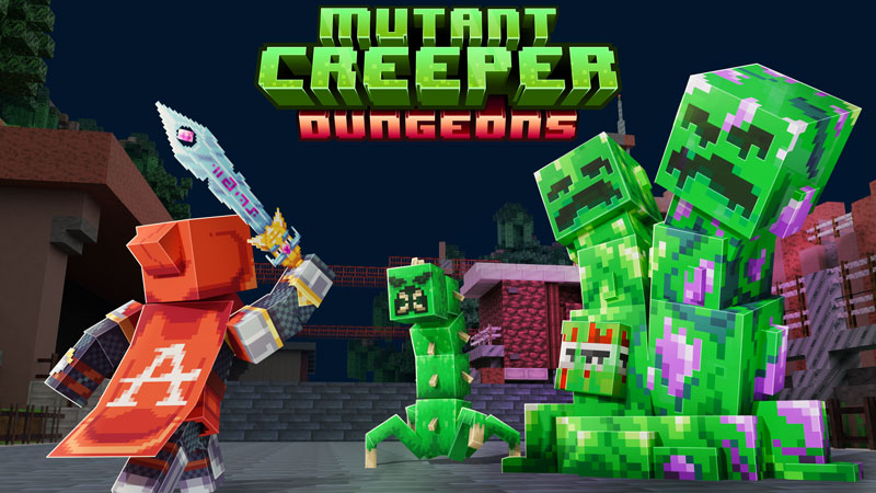 Mutant Creeper Dungeons Key Art