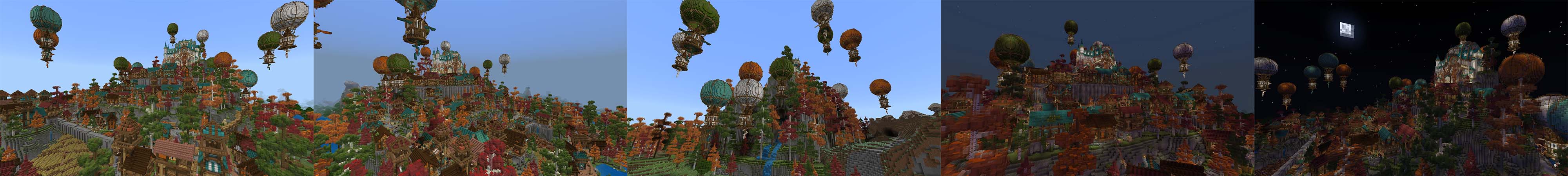 Hill Top Town Panorama
