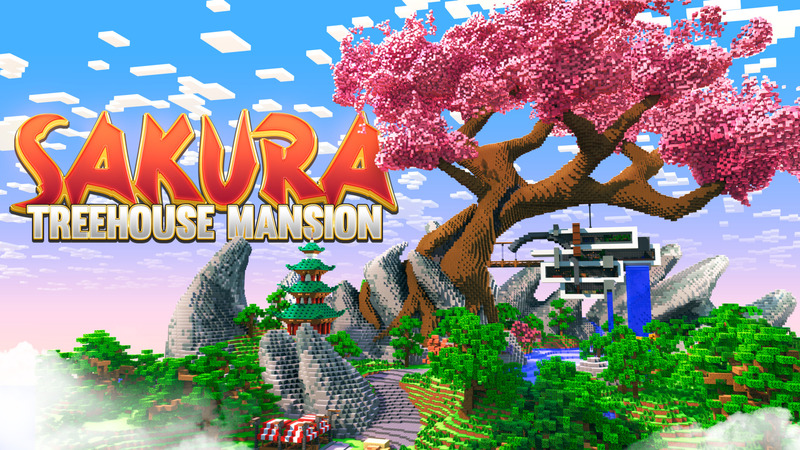 Sakura Treehouse Mansion Key Art