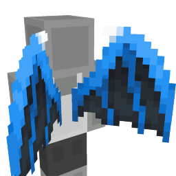 Dark Blue Dragon Wings on the Minecraft Marketplace by Piki Studios