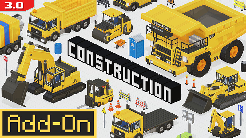 Construction Add-On on the Minecraft Marketplace by Wonder