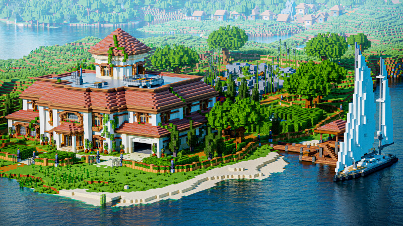 Posh Beach Mansion