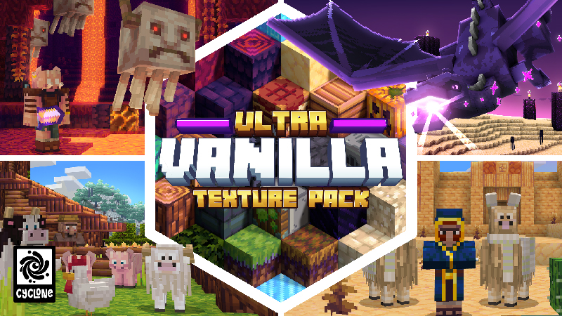 Ultra Vanilla Texture Pack Key Art