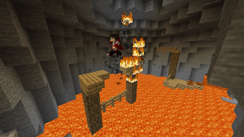 Parkour Volcano Screenshot #4