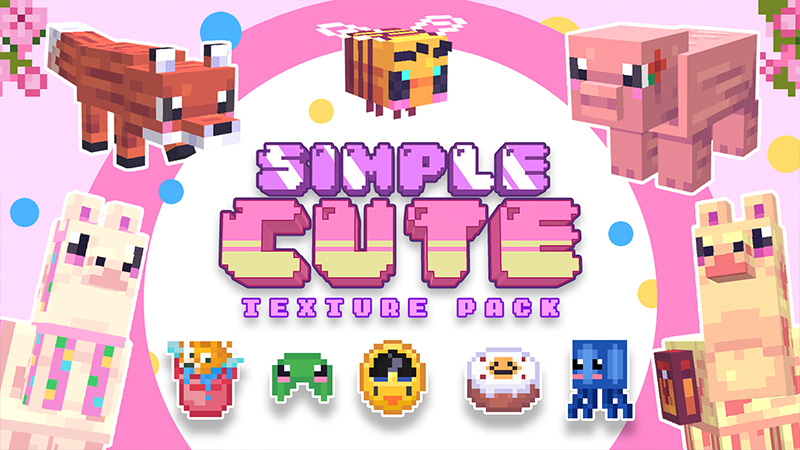 Simple Cute Texture Pack Key Art