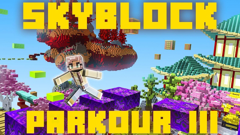 Skyblock Parkour III Key Art