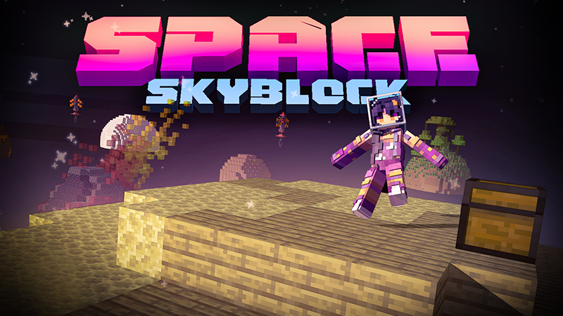 Space Skyblock Key Art