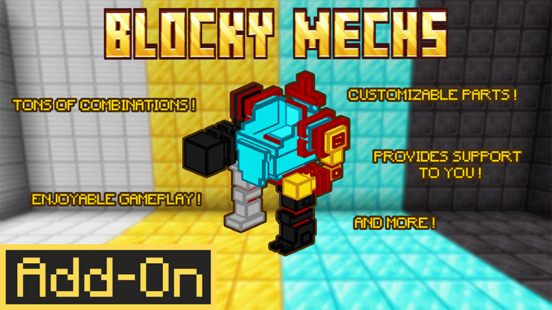 Blocky Mechs Add-On on the Minecraft Marketplace by Netherpixel