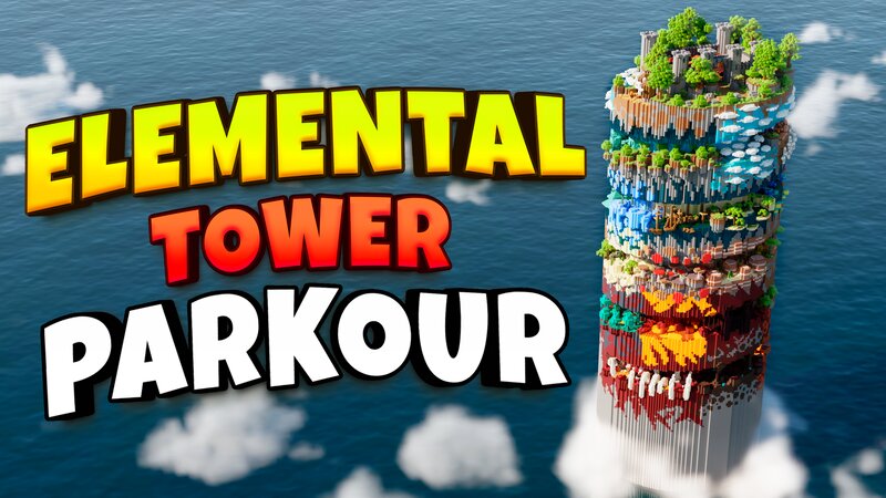 Elemental Tower Parkour Key Art