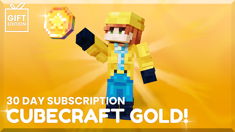 CubeCraft Gold - 30 Days Gift Key Art