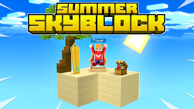 Summer Skyblock Key Art